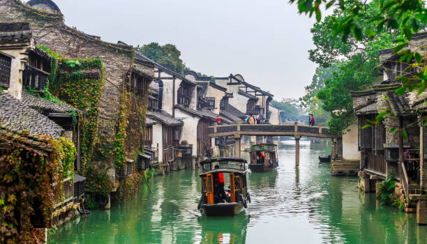 The famous ancient town of China ~ Wuzhen The famous ancient town of China ~ Wuzhen jiangsu province photos stock pictures, royalty-free photos & images