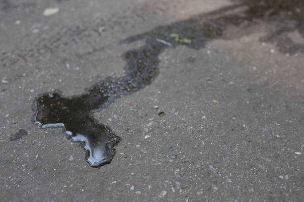 istock Puddle of water on sidewalk 690274200