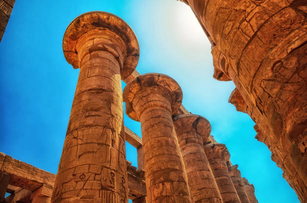 istock Great Hypostyle Hall at the Temples of Karnak (ancient Thebes). Luxor, Egypt 690284554