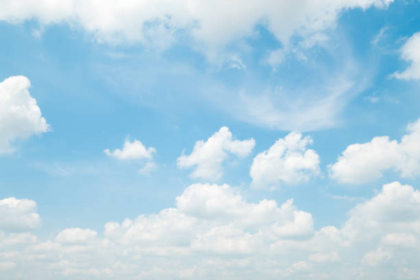 istock Beautiful blue sky with beautiful clouds for background. 690288060