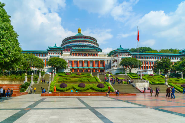 Urban architecture and skyline of Chongqing