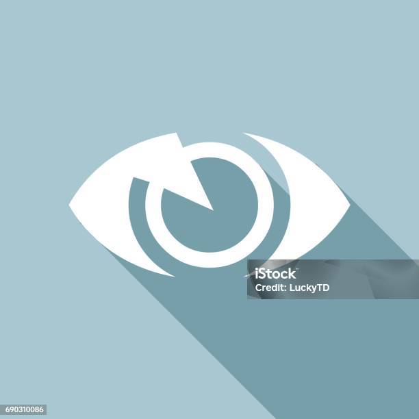 Vector Style Eye Eye Vector In Flat Design Stock Illustration - Download Image Now ...