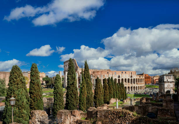 istock Coliseum in the center of Rome 690360592
