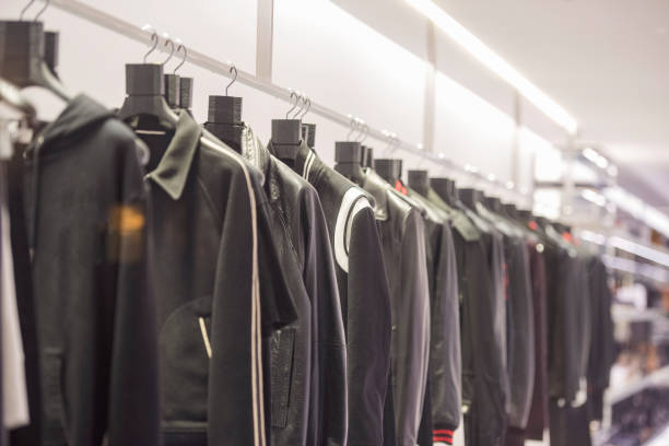 istock Jackets in a store in Paris 690361286