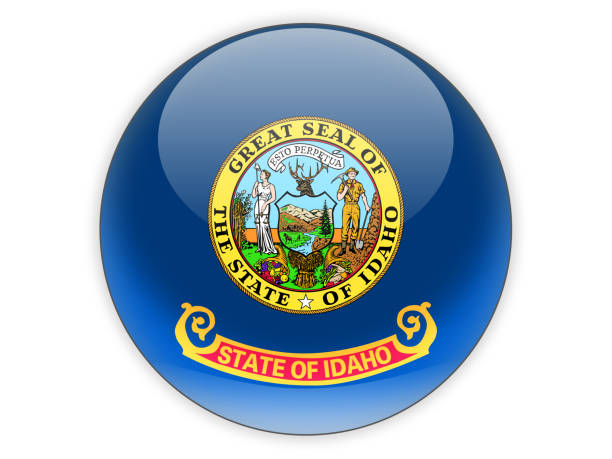 Flag of idaho, US state icon
