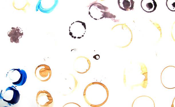 istock Collection stains of coffee for grunge design 690368084