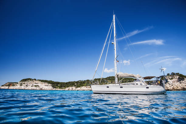 istock Beautiful bay in Mediterranean sea 690388918