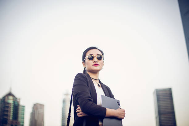 istock Good looking businesswoman 690397438