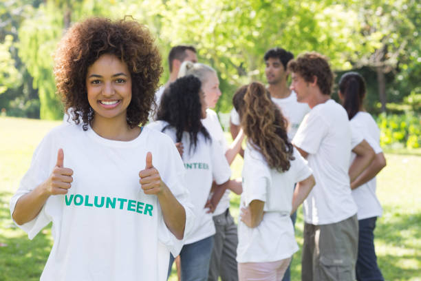 istock Volunteer showing thumbs up 690403706