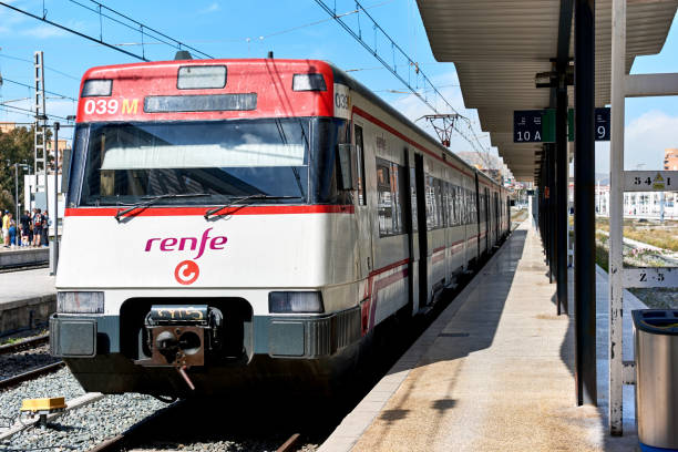 Alicante: Alicante railway station. The main national railroad company in Spain is RENFE. Costa Blanca. Spain