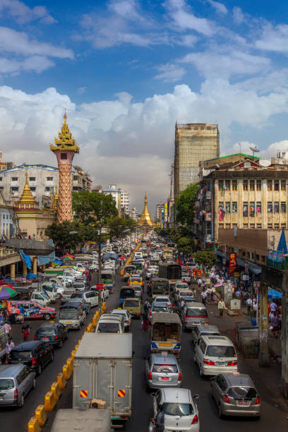 istock Cityscape of Yangon city, Myanmar 690412310