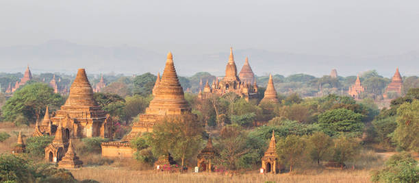 istock pagodas and the cloud at in Bagan, Myanmar. 690414716