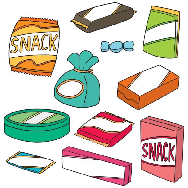 Snack Wrapper Cartoon 920+ Chocolate Candy Wrappers Drawing Stock Illustrations, Royalty-Free ...