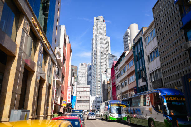 istock Panoramic view urban cityscape in singapore 690441018
