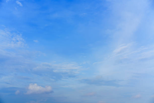 istock Beautiful white clouds and blue sky background 690444824