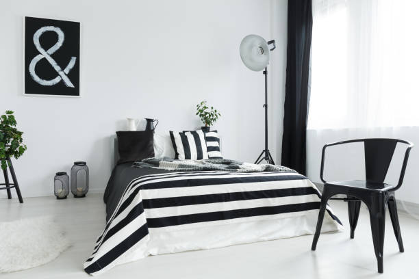 istock Bedroom with chair 690445136