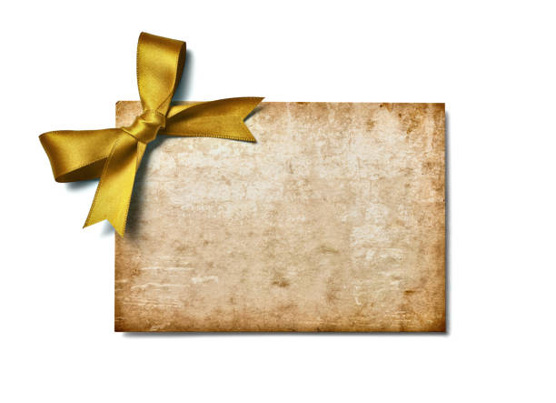 istock ribbon bow card note chirstmas celebration greeting 690445872