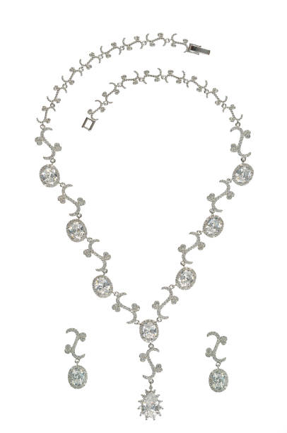 istock Necklace and earrings 690451446