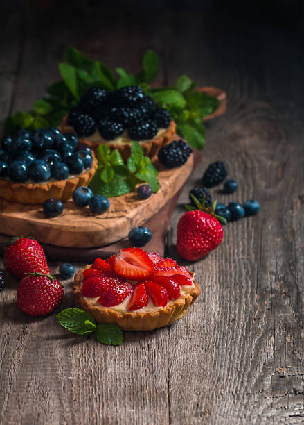 istock Fresh homemade berrie tarts 690452808