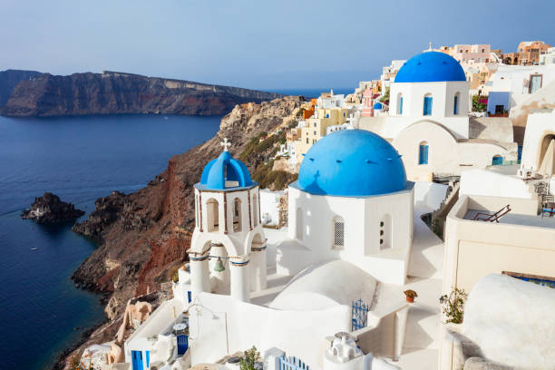 istock Oia town in Santorini 690456354