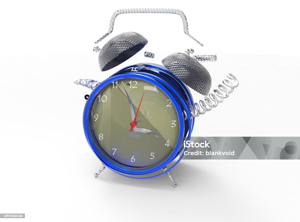 Fragmented Clock Fragmented Crazy Clock 3d Stock Photo - Download Image Now - Adult ...