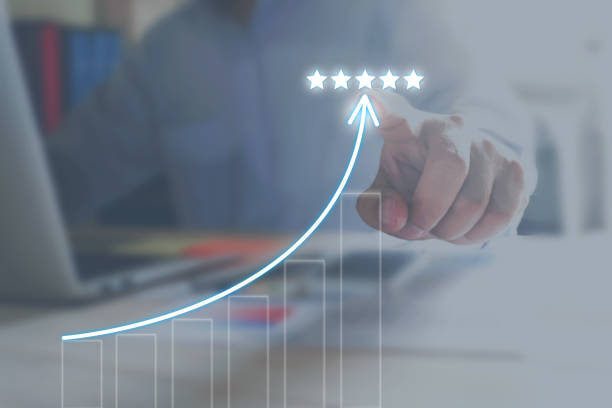 istock Development and growth concept. The growth of the financial business plan. 690470310