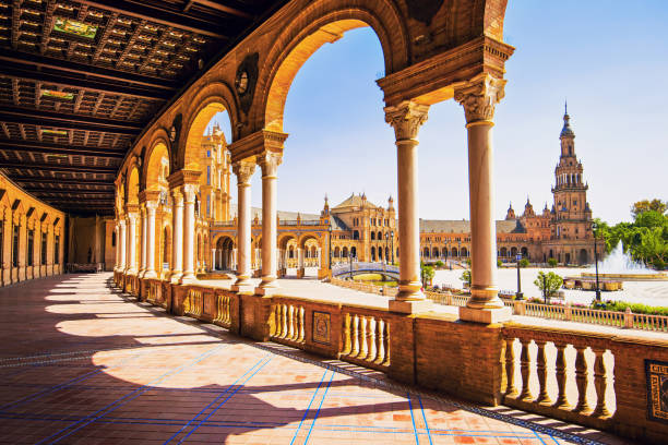 istock Plaza de Espana, Seville 690470690