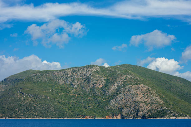 istock Islands in Greece on a sunny day with blue sky 690475084