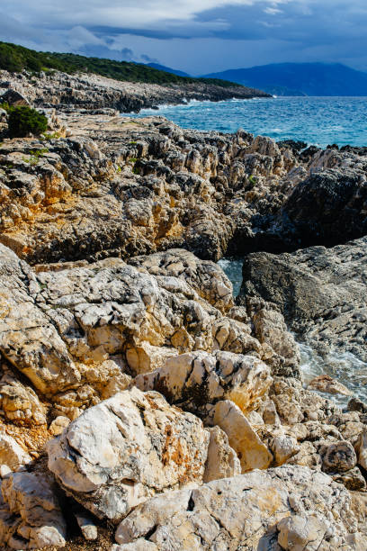 istock Kefalonia island with sunshine and clear sky 690475468