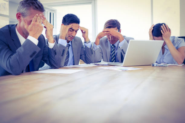 istock Thoughtful business people during meeting 690480272
