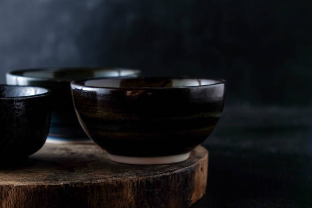 istock Ceramic cup molded from clay and burned with heat. 690485916