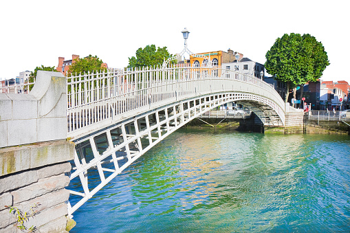 The most famous bridge in Dublin called \