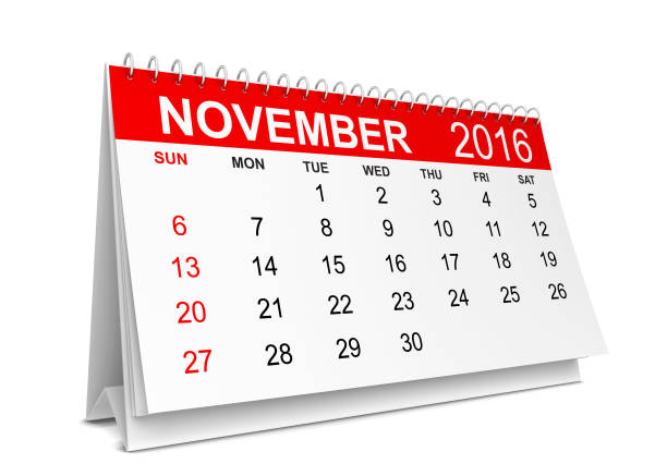 istock 2016 Calendar. Week starts with sunday 690496270
