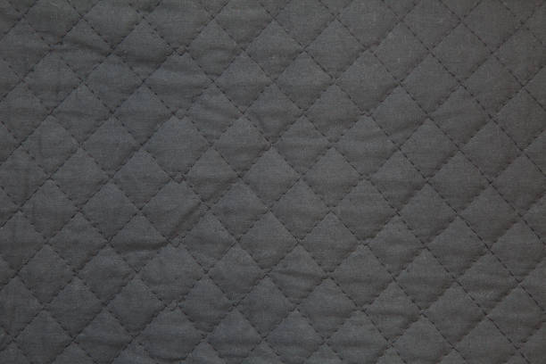 istock dark gray quilting texture for background.close-up. 690507170