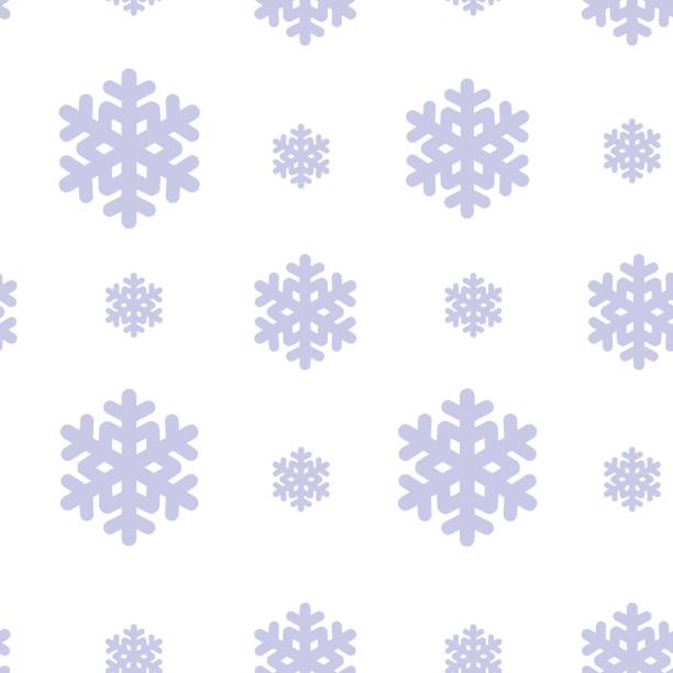 ilustraciones, imágenes clip art, dibujos animados e iconos de stock de patrón transparente con snowflak. blanco y negro fondo de pantalla simple y elegante. - seamless pattern meteorology snowflake