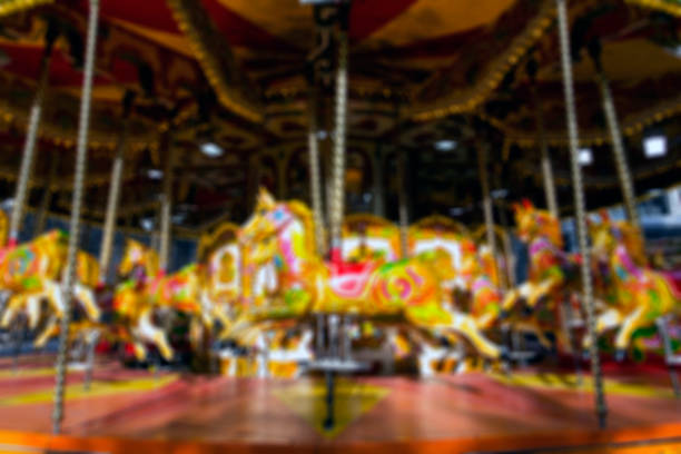 istock Defocused view of a carousel in London 690514536