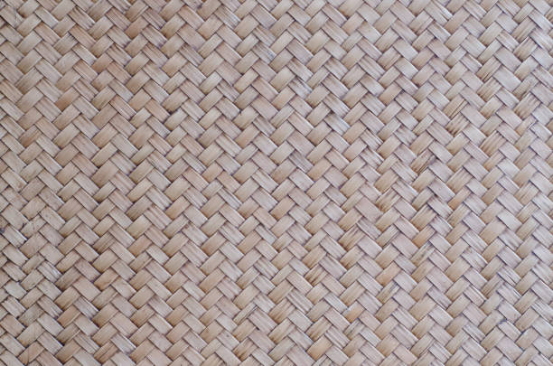 istock The Pattern of Thai style bamboo handcraft texture background 690517498