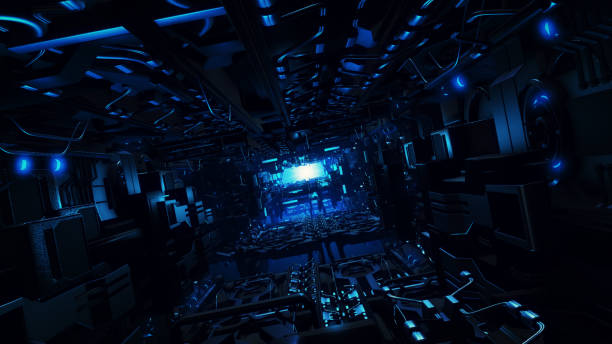 istock 3d illustration of futuristic design spaceship interior 690521896
