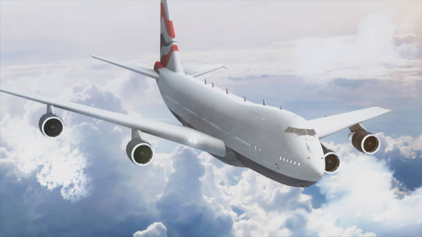 istock Airplane in the sky - Passenger Airliner aircraft 690522034