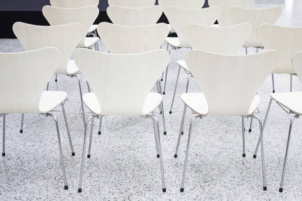 istock White wooden seats 690522342