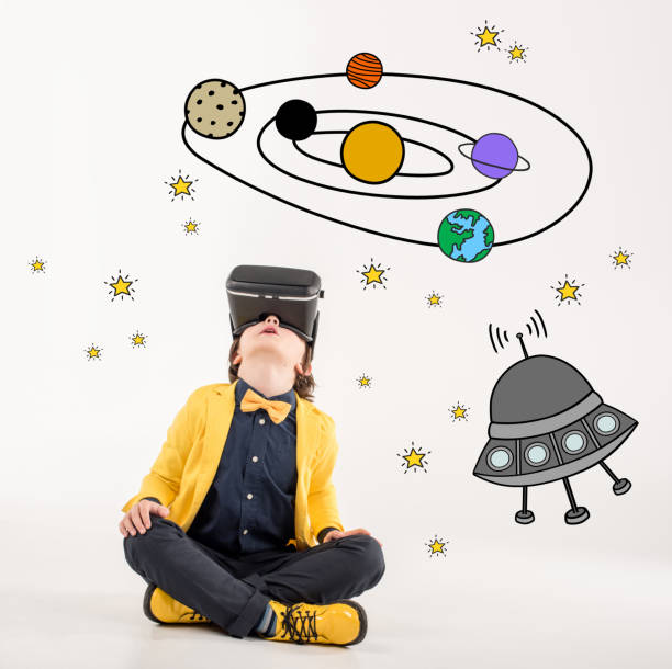 istock boy dreaming about space traveling 690532614