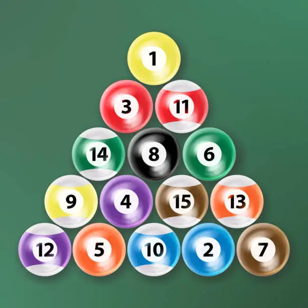 Random 9 Ball Rack Free nine ball rack Vector Images & Graphics | FreeImages