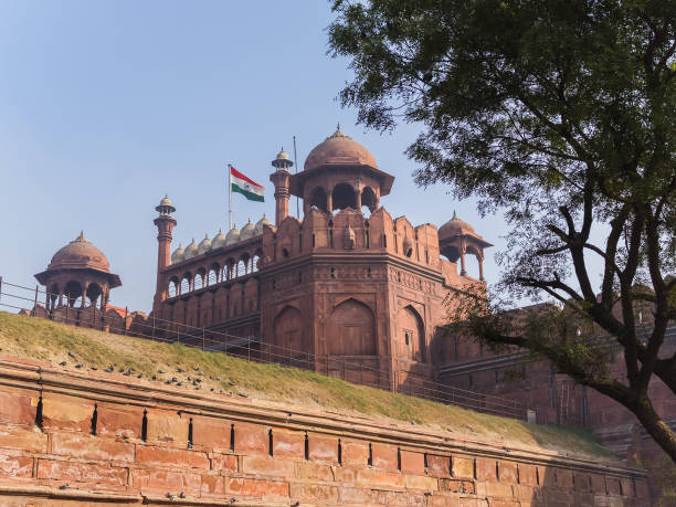 istock visiting the red fort in Delhi 690541796