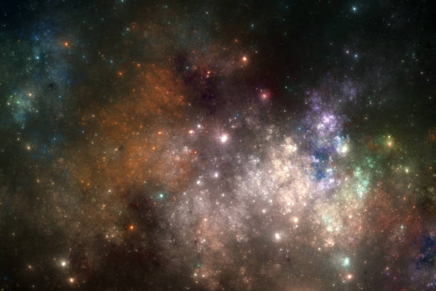 istock Deep space stars illustration, fantasy universe 690563836
