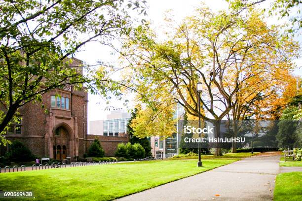 College Life Stock Photo - Download Image Now - Campus, University, Washington University