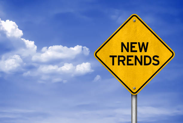 istock NEW TRENDS - road sign concept 690588022