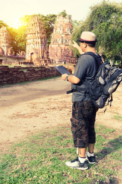 istock Tourist travel in Ayutthaya 690588738