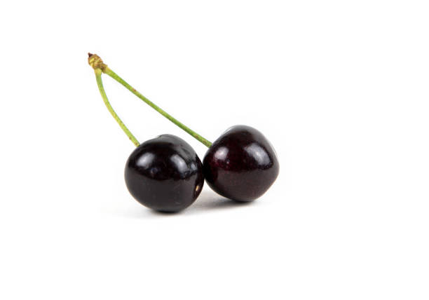 istock Fresh delicious dark red cherry fruits. 690604164