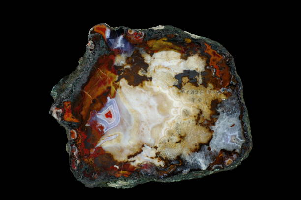 istock A cross section of the agate stone. 690606510