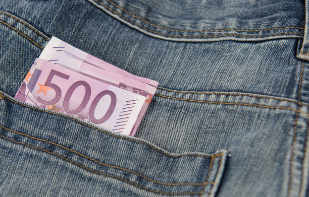 istock Euro banknotes in pocket pf a jean 690607068